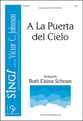 A la Puerta del Cielo SSA choral sheet music cover